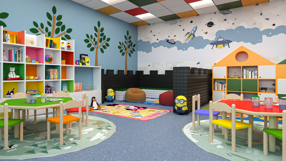 Morph Bricks castle reading space in black recycled ABS Morph Bricks castle reading space in black recycled ABS