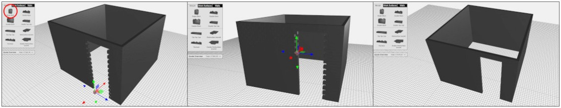 Creating Doorway in morph Room