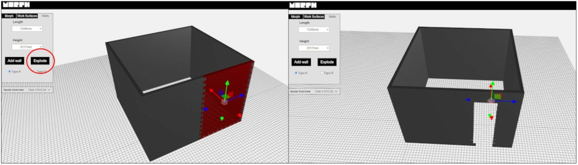 Create Doorway for Morph Room