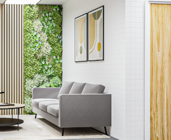 Morph Partitions create new layouts; fire-rated materials are available for partitions