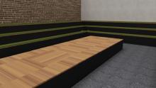 G-Morph stage with G-Morph Tierz tiered seating around it